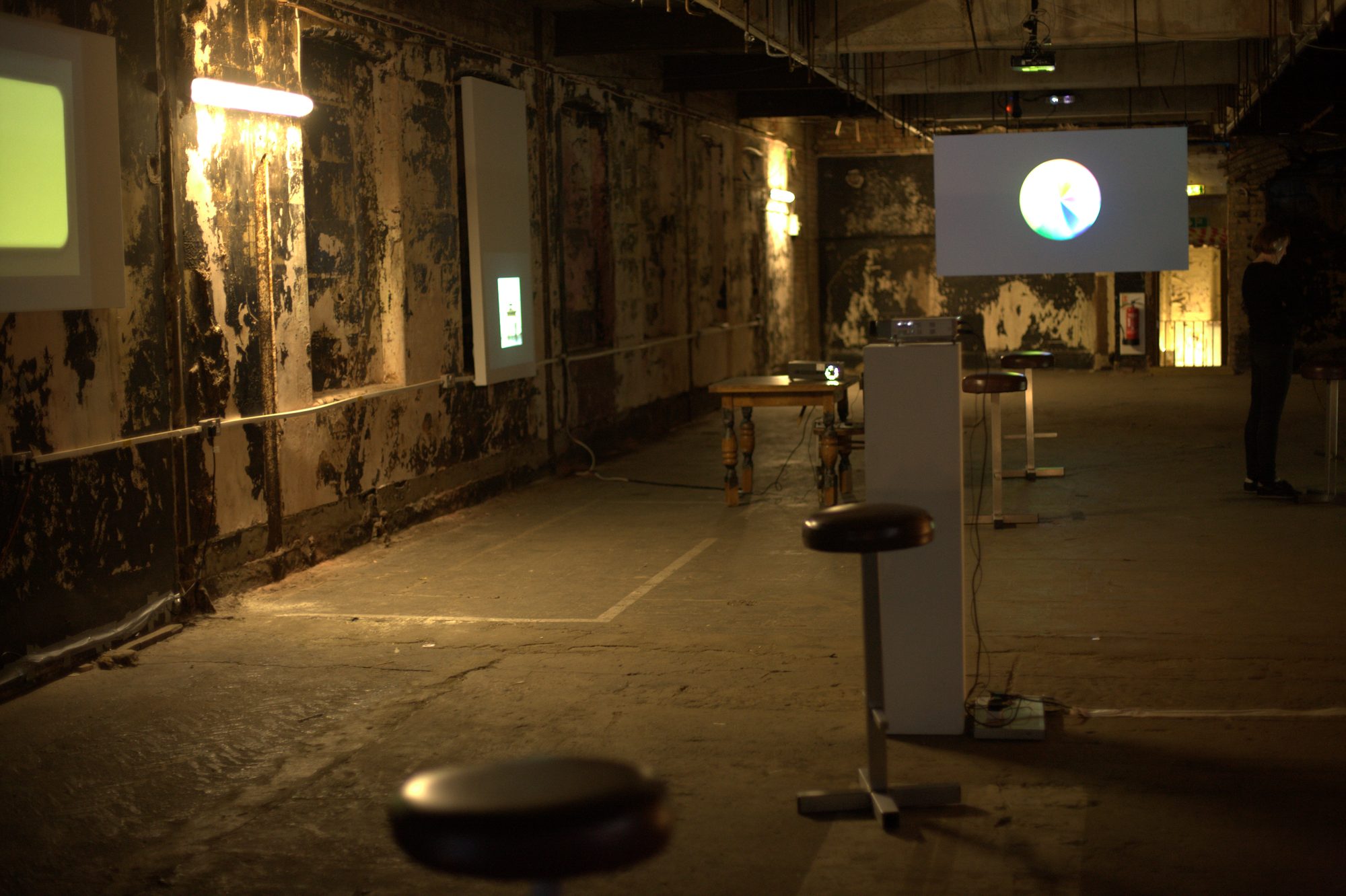 Installation view, Art and Labour, The Bargehouse