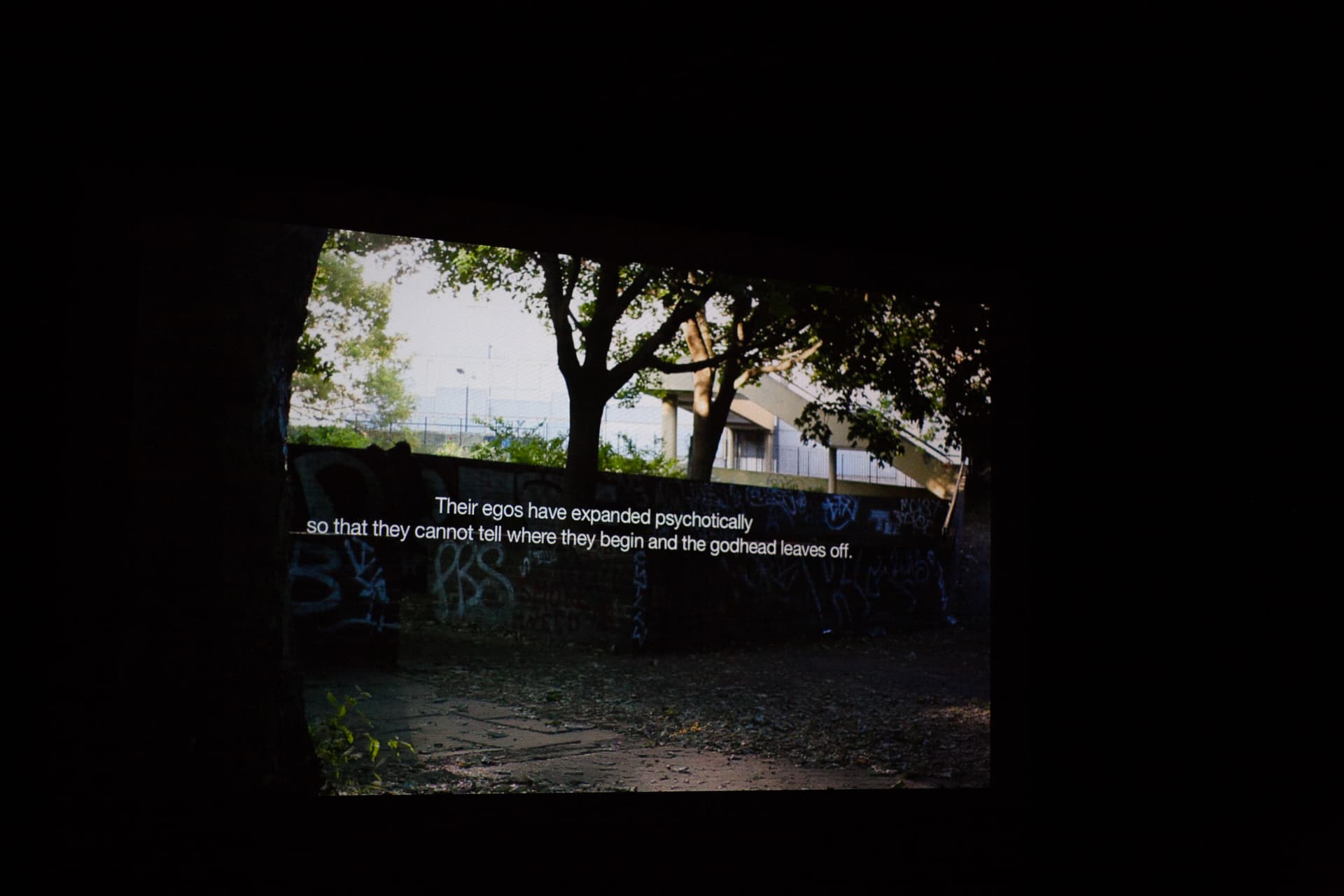 The Phantom Twin at Arnolfini — gallery projection